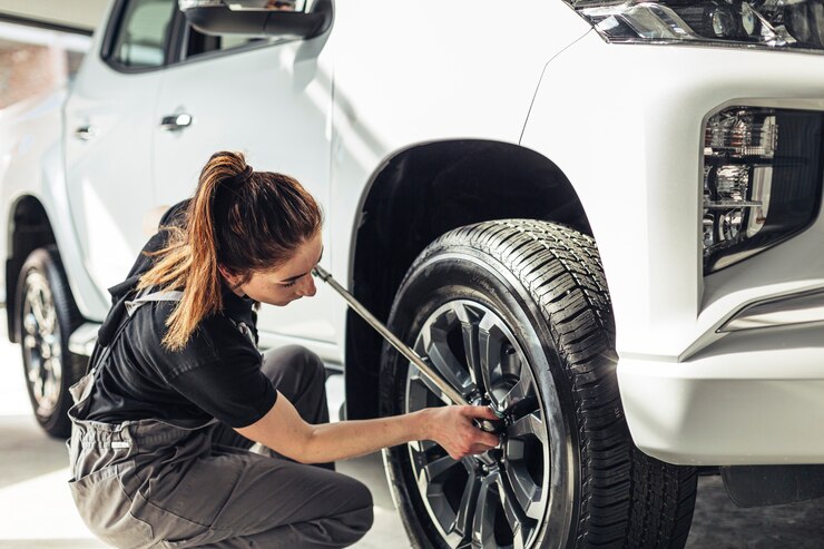 high-angle-woman-mechanic-working-service_23-2148327580