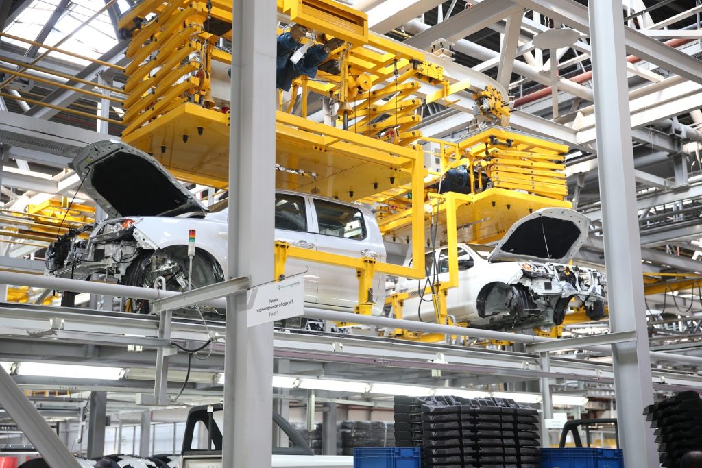 Development of the motor vehicle industry